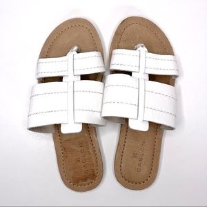 Caslon Girls White Sandals Size 4